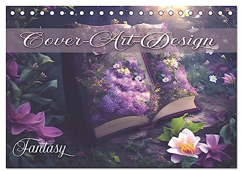 Buch-Cover-Art Fantasy (Tischkalender 2026 DIN A5 quer), CALVENDO Monatskalender: Magische und bildgewaltige Fantasybilder, dargestellt als Buchcover. (CALVENDO Natur)