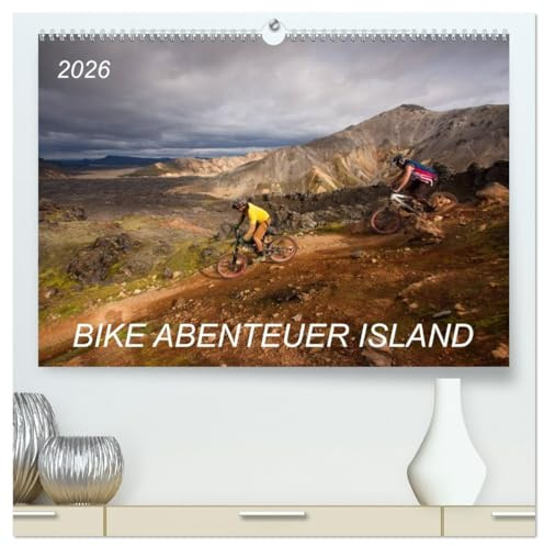 Bike Abenteuer Island (hochwertiger Premium Wandkalender 2026 DIN A2 quer), Kunstdruck in Hochglanz: Eine Reise durch einzigartige Landschaft wie man sie so nur dort findet. (CALVENDO Sport)