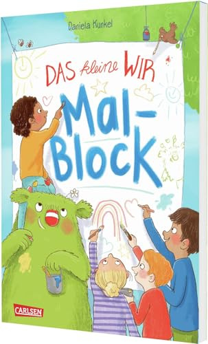 Das kleine WIR: Malblock: Ausmalbilder ab 3 Jahren mit Grußkarten zum Ausschneiden