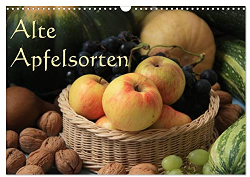 CALVENDO - Alte Apfelsorten (Wandkalender 2027 DIN A3 quer), Monatskalender: Alte Apfelsorten - vom Berlepsch bis zum Tiroler Maschanzker - frisch angerichtet