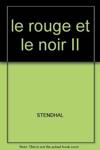 le rouge et le noir II