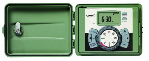 Orbit 6 Station indoor or Outdoor Irrigation Controller, Tri-Lingual