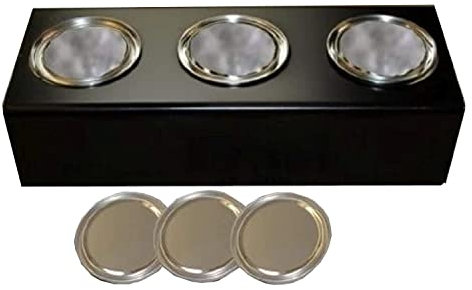 Base de Metal negro/3 Doses de combustible (0,5 litro, vacío)/joignant lana cerámica