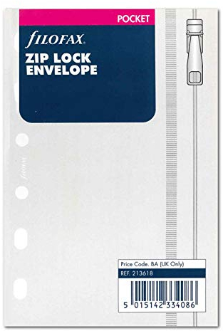 Filofax Nachfüllset Undatiert Alle Größen & Variationen Für Filofax Organizer - Taschen Umschlag mit Reißverschluss