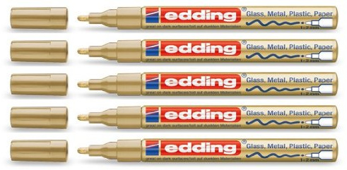 Lackmarker 1ST gold EDDING 75111053 Blister 4004764801565