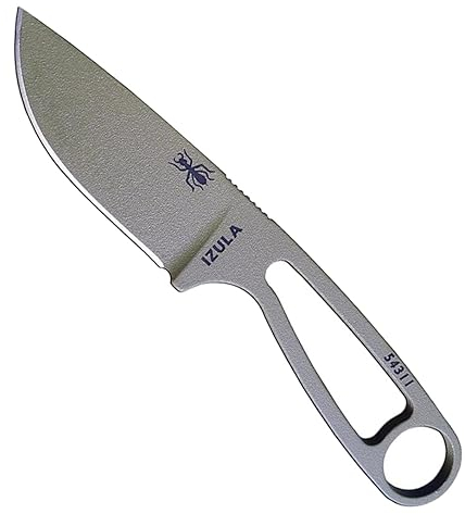 ESEE ESIDE Messer mit fester Klinge, Unisex – Erwachsene, Schwarz, Einheitsgröße