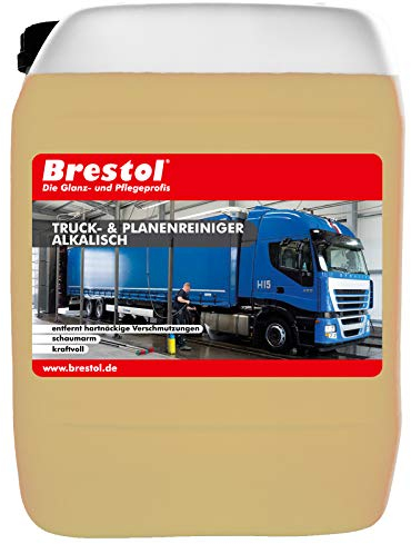 Brestol Truck- & Planenreiniger alkalisch 5 Liter - Truckreiniger Plastikreiniger Sprühreiniger HD-Reiniger Kraftreiniger Zeltreiniger Konzentrat