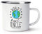 World's Best Uncle Retro Enamel Mug Cup