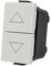 Pulsante Doppio Tasto Saliscendi 1P+1P 16A Bianco Compatibile con Bticino Matix