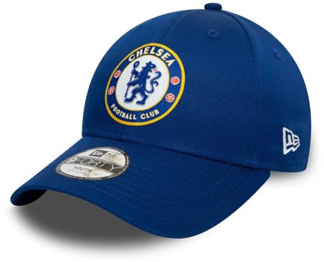 New Era 9FORTY Kids Core Chelsea FC Cap 12360178, Boy Cap with a Visor, Blue, Youth EU