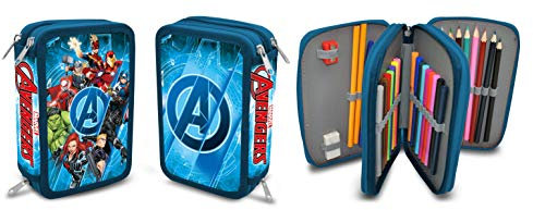 KIDS EUROSWAN SL KL84006 Marvel Avengers Federmappe, Mehrfarbig