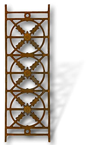 Eisengitter Balustrade Blumenkastenhalter Gitter Fenstergitter Eisen Antik-Stil Eisenfenster Stallfenster Rankhilfe Rankgitter Garten