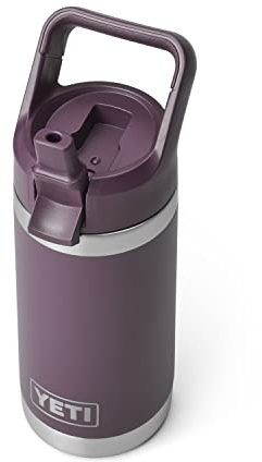Yeti Rambler Jr. 12 oz Kids Bottle, with Straw Cap, Nordic Purple