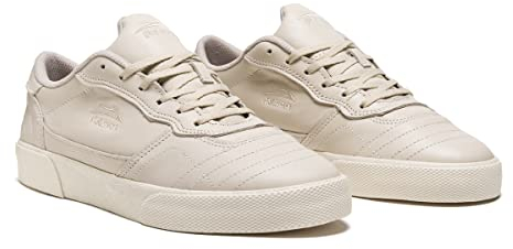 Lakai Herren Cambridge Skate Schuhe - Performance Skateboardschuhe, Cremefarbenes Leder, 38 EU