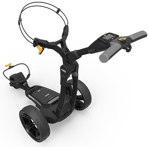 PowaKaddy Unisex CT6 XL Lithium Golf Trolley - Black - One Size