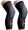 COOLOMG Knieschoner Knieschützer Beinstulpen Knieprotektor Basketball Fußball Volleyball für Herren Damen Jungen Sport Schwarz T-Form XL