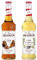 MONIN - Assortiment Sirop Saveur Caramel & Sirop de Vanille de Madagascar - Pour Café, Chocolat Chaud, Capuccino ou Latte - Arômes Naturels - Bouteille en Verre - 2 x 70 cl