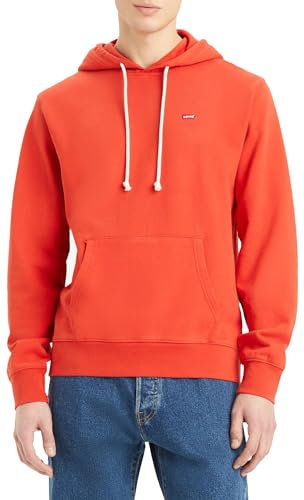 Levi's Men's Sweatshirt Hooded, Molten Lava, M