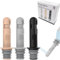 LUOOV Tragbares Reise-Bidet, Mini-Bidet-Sprühgerät für Hygiene-Reinigung, Postpartum, Babypflege, Hämoroidbehandlung, tragbares Bidet, 3 Stück, schwarz, grau, rosa