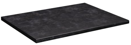 Vicco Küchenarbeitsplatte R-Line, Küchen Arbeitsplatten, Anthrazit, 80 cm