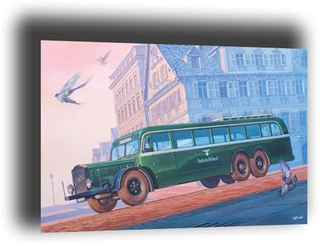 Roden - Vomag 7 OR 660 Omnibus - Neu, 1/35 Maßstab, Kunststoff, Grau, Erwachsener, Modellbau, Bus