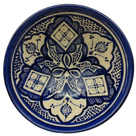 La Maison Unique Ciotola Piatto Salse Zuppa Etnica Marocco Marocchina Ceramica Terracotta Diam. 20 cm 0804240900
