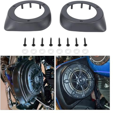 Kiawnia 6.5 Speaker Box Pod Lower Vented Fairing Compatible with Harley Touring 1996-2024