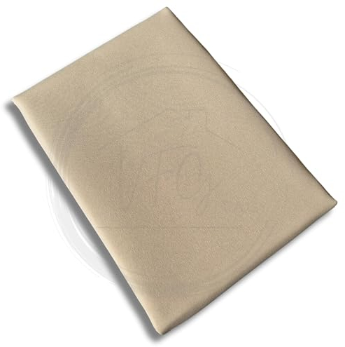 Tenda Sole Esterno con Anelli e Ganci per Applicazione, Resistente e Lavabile, 100% Poliestere Durevole, Tinta Unita (BEIGE, 145x250)