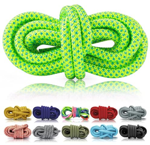 Ganzoo PPM Seil 5 Meter, Tauseil, Hunde-Leine, Halsband, Takeln, Polypropylen Multifilem Rope, 10mm Stärke, Grün-Türkis