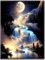 Yiminu.DS Diamond Painting Erwachsene, Diamant Painting Bilder Blumen 30x40cm 5D Diamond-Painting Diamant Painting Bastelset BastelnWanddeko, Landschaft Wasserfall Mond