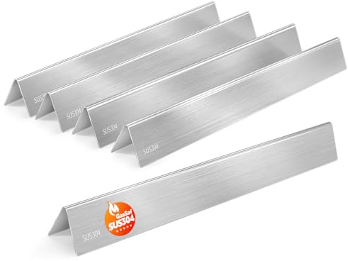 GasSaf 57,1 cm Flavorizer Bar für Weber Spirit 300 mit seitlichem Bedienfeld, 304 Flavorizer Bars Ersatz für Weber 7536 7537