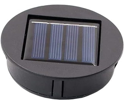CNMTCCO Solarleuchten Ersatzteile 4 Stück 8CM 1.2V 600mAh LED Solar Panel for Outdoor Hanging Laternen, IP44 Waterproof Solar Light Bulb Replacement, for Garden Patio Table Light Decor
