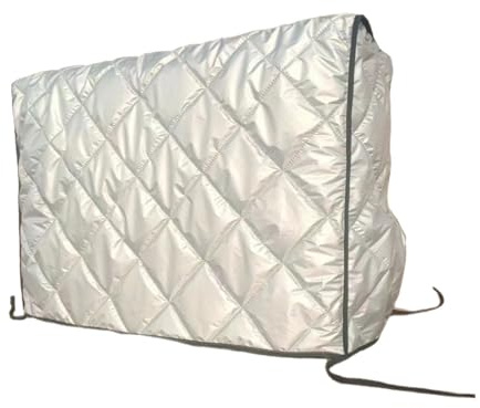 Cubierta Aire Acondicionado Exterior, Funda Aire Acondicionado, Tela Oxford, Protección de 5 Lados, Resistente al sol, al Agua(80x32x55cm/31.5x12.6x21.6in)