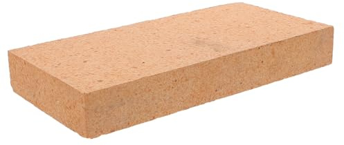 ARTIBETTER Brique Réfractaire en Argile 23 X 11,4 X 4 Cm, Brique Isolante Haute Température pour Poêle à Bois, Barbecue et Four à Pizza, Résistance Thermique et Isolation Avancée
