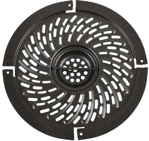 EXHUMKY Universal 6-inch Non-Stick Air Fryer Grill Pan Replacement Tray Accessory Compatible with Most Air Fryers for Even Cooking and Easy Cleaning