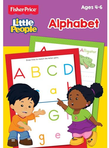 Fisher Price Alphabet-Lernbuch für Kinder von 4 bis 6 Jahren