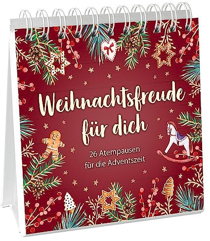 Weihnachtsfreude für dich - Aufstellbuch: 26 Atempausen für die Adventszeit