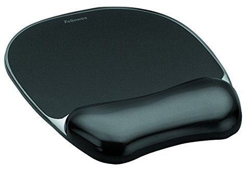 Fellowes Gel Handgelenkauflage/Mauspad Kristallen schwarz