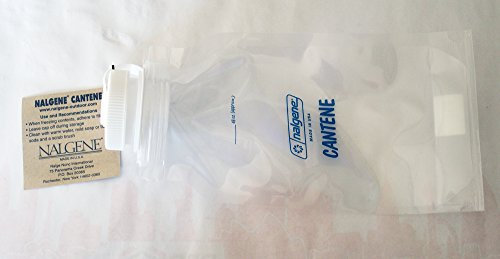 Nalgene Faltflasche aus PE - 1 L, Deckel Weiss