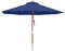 anndora Sonnenschirm Navy Blau 3 m rund Gartenschirm wasserabweisend Winddach