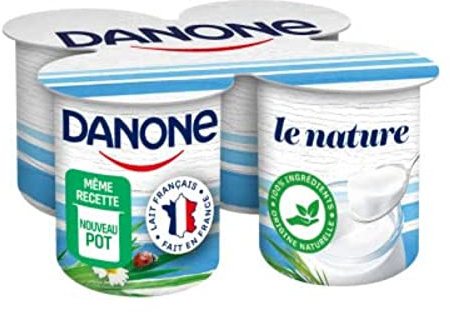 DANONE Yaourt nature 4 x 125 g