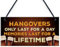 Red Ocean Alcohol Gin Beer Vodka Gift Hanging Home Bar Pub Garden Sign Funny Alcohol Gift