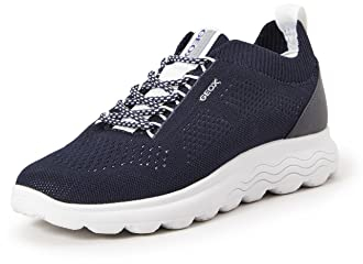Geox D Spherica A, Sneakers Donna, Blu Navy, 38 EU