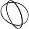 L-Yune, 2pcs 3 Ribbed Rubber Drive Belt 3PJ605 Replacement V-Belt For Thicknesser Planer For Einhell TH-SP-204 W588 ERBAUER ERB052BTE
