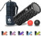 Foam Roller with Massage Balls, Back Roller for Back Pain, Muscles, and Deep Tissue Exercise, High Density EVA Material Massage Roller for Physio-Therapy, Body Fitness and Myofascial Release (Black)