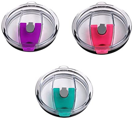 Luxshiny Teetasse Becherdeckel Tumbler Lid 20oz 3 Stücke Tumbler Deckel Ersatz Verschüttetes Tumbler Abdeckung Widerstaner Deckel Für Kaffeetasse Kühler Cup Ersatzteile Für Tumbler Cup