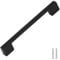 Decoranddecor Dimora D-Shape Cupboard Handles | Rectangular Kitchen Handles for Cupboards | Cabinet Pulls - 192mm, Matt Black