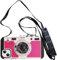 QoKcoahn Emily in Paris Phone Case für iPhone 11 Pro Max, Nette 3D-Vintage Kamera Handyhülle mit Lanyard Schultergurt Einzigartige Coole Silikon PC Hülle Mädchen Frauen für iPhone 11 Pro Max Rosarot
