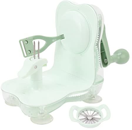 Fast and Effective Peer Peeler with 16 Wedges Apple Slicer and Corer, Apple Peeler, Manual Apple Peeler with Stainless Steel Blades, Detachable & Adjustable Fruit Peelering Tools for Home, Kitchen