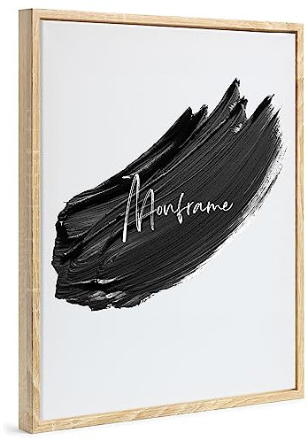 Monframe Schattenfugenrahmen - 40x60 cm - Sonoma - für Leinwandbilder auf Keilrahmen - Leerrahmen ohne Glas und Rückwand